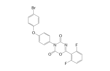 2H-1,3,5-Oxadiazine-2,4(3H)-dione, 3-[4-(4-bromophenoxy)phenyl]-6-(2,6-difluorophenyl)-