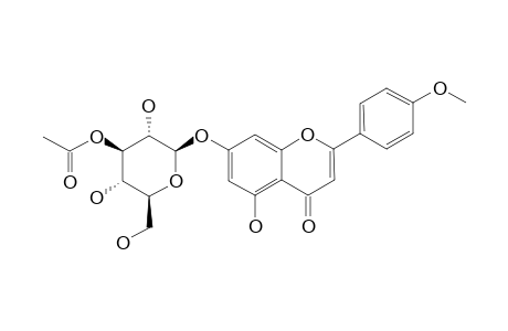 ACACETIN-7-O-(3''-O-ACETYL)-BETA-D-GLUCOPYRANOSIDE