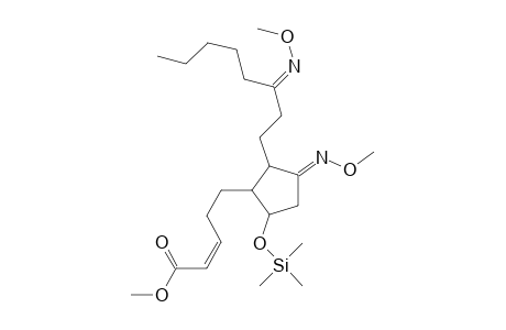 5-(2-(3-(methoxyimino)-octyl)-3-methoxyimino-5-(trimethylsiloxy)cyclopentyl)penta-2(Z)-enoic acid methyl ester