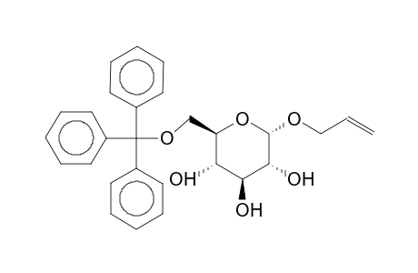 Allyl-6-O-triphenylmethyl-a-d-glucopyranoside