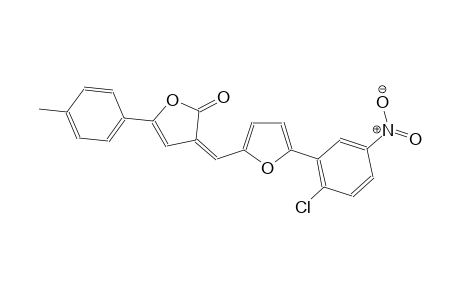 (3Z)-3-{[5-(2-chloro-5-nitrophenyl)-2-furyl]methylene}-5-(4-methylphenyl)-2(3H)-furanone