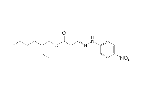 acetoacetic acid, 2-ethylhexyl ester, p-dinitrophenylhydrazone