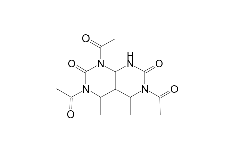 1,3,6-triacetyl-4,5-dimethylhexahydropyrimido[4,5-d]pyrimidine-2,7(1H,3H)-dione