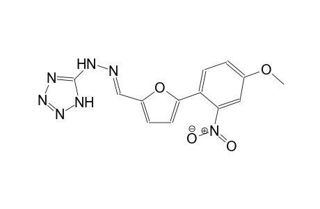 5-(4-methoxy-2-nitrophenyl)-2-furaldehyde 1H-tetraazol-5-ylhydrazone