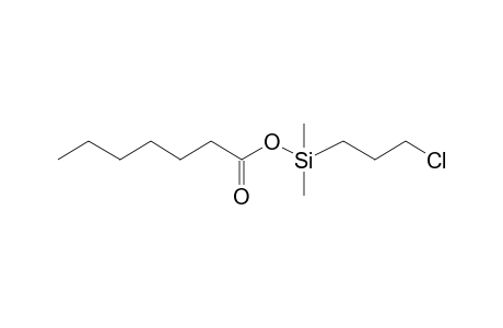 (3-Chloropropyl)(dimethyl)silyl heptanoate