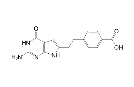 4-[2-(2-amino-4-keto-1,7-dihydropyrrolo[2,3-d]pyrimidin-6-yl)ethyl]benzoic acid