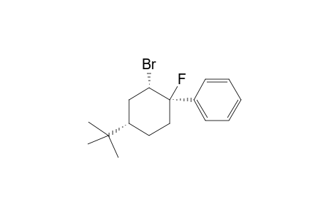 r-1-Phenyl-1-fluoro-c-2-bromo-c-4-tert-butylcylohexane