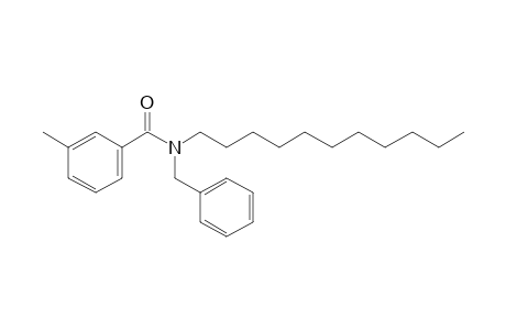 Benzamide, 3-methyl-N-benzyl-N-undecyl-