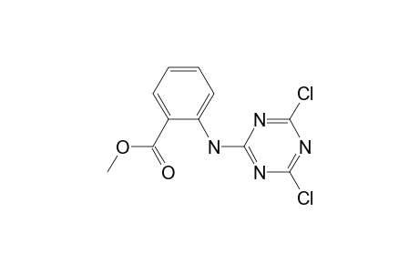 2-[o-Carbomethoxyanilino]-4,6-dichloro-S-triazine