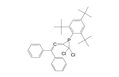 2,2-Dichloro-1-(2,4,6-tri-t-butylphenyl)-3-(2,2-diphenylethenylidene)-1-phosphirane