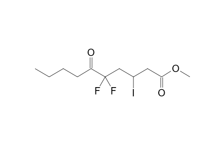 Methyl 5,5-difluoro-3-iodo-6-oxodecanoate