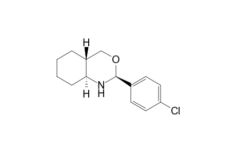 (2S,4aS,8aS)-2-(4-chlorophenyl)octahydro-1H-benzo[d][1,3]oxazine