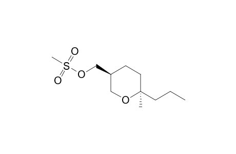 (2R,5S)-5-(methanesulfonyloxymethyl)-2-methyl-2-propyltetrahydropyran