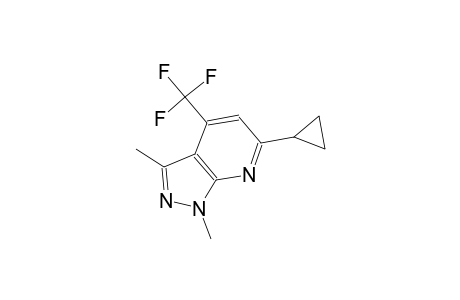 6-cyclopropyl-1,3-dimethyl-4-(trifluoromethyl)-1H-pyrazolo[3,4-b]pyridine