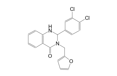 2-(3,4-dichlorophenyl)-3-(2-furylmethyl)-2,3-dihydro-4(1H)-quinazolinone