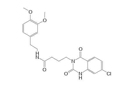 4-(7-chloro-2,4-dioxo-1,4-dihydro-3(2H)-quinazolinyl)-N-[2-(3,4-dimethoxyphenyl)ethyl]butanamide