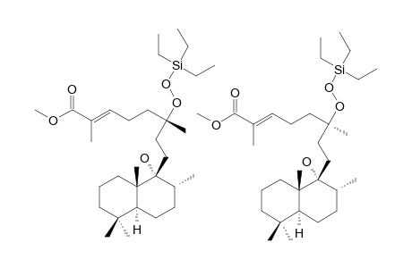 #6;METHYL-(2'E)-8'-[9,10-(TRANS)-1-ALPHA-HYDROXY-2-ALPHA,5,5,9-BETA-TETRAMETHYLDECAHYDRO-NAPHTHALEN-1-BETA-YL]-2',6'-DIMETHYL-6'-(TRIETHYLSILYLPEROXY)-OCT-2'-E