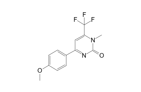 4-(4-Methoxyphenyl)-1-methyl-6-(trifluoromethyl)pyrimidin-2(1H)-one
