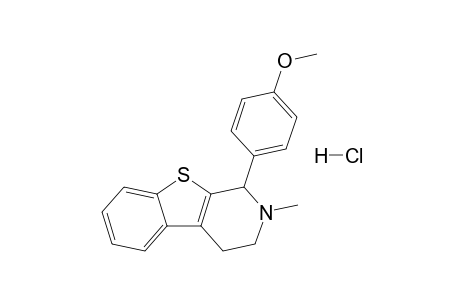 2-Methyl-1-(4-methoxyphenyl)-1,2,3,4-tetrahydrobenzothieno[2,3-c]pyridine