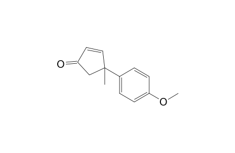4-(4-Methoxyphenyl)-4-methyl-1-cyclopent-2-enone