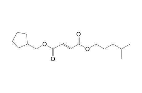 Fumaric acid, cyclopentylmethyl isohexyl ester