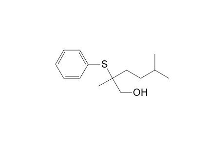 1-Hexanol, 2,5-dimethyl-2-(phenylthio)-
