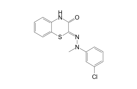 2-Oxo-3-[N(2)-(3'-chlorophenyl)-N(2)-methylhydrazono]-2,3-dihydro-1,4-benzothiazine