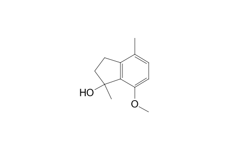 1H-Inden-1-ol, 2,3-dihydro-7-methoxy-1,4-dimethyl-, (.+-.)-