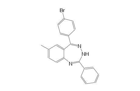 3H-1,3,4-benzotriazepine, 5-(4-bromophenyl)-7-methyl-2-phenyl-