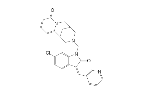 (1R,5S)-3-(((Z)-6-chloro-2-oxo-3-(pyridin-3-ylmethylene)indolin-1-yl)methyl)-3,4,5,6-tetrahydro-1H-1,5-methanopyrido[1,2-a][1,5]diazocin-8(2H)-one