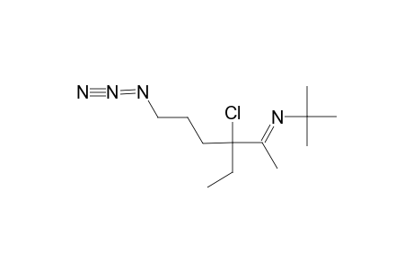 N-(6-AZIDO-3-CHLORO-3-ETHYL-2-HEXYLIDENE)-TERT.-BUTYL-AMINE