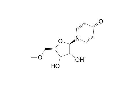 4(1H)-Pyridinone, 1-(5-O-methyl-.beta.-D-ribofuranosyl)-
