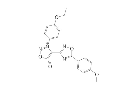 3-(p-Ethoxyphenyl)-4-[5-(p-methoxyphenyl)-.delta.(2)-1,2,4-oxadiazol-3-yl]sydnone