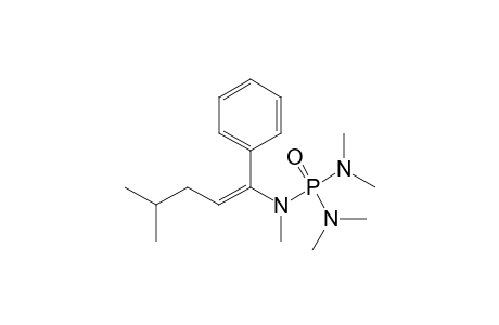 [(4-Methyl-1-phenyl-1-penten-1-yl)]pentamethyl phosphoric triamide