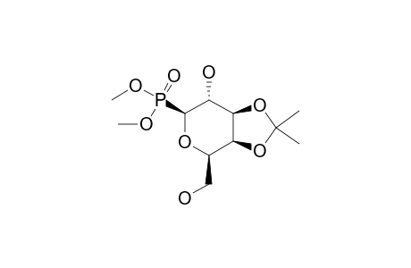 3,4-O-ISOPROPYLIDENE-BETA-D-GALACTOPYRANOSYLPHOSPHONIC-ACID-DIMETHYLESTER