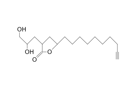 (2S,4R)-2-[(2'S)-2',3'-Dihydroxypropyl]-4-(dec-9''-ynyl) G-lactone