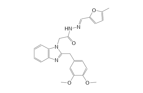 2-[2-(3,4-dimethoxybenzyl)-1H-benzimidazol-1-yl]-N'-[(E)-(5-methyl-2-furyl)methylidene]acetohydrazide