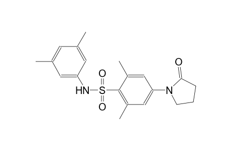 N-(3,5-dimethylphenyl)-2,6-dimethyl-4-(2-oxo-1-pyrrolidinyl)benzenesulfonamide