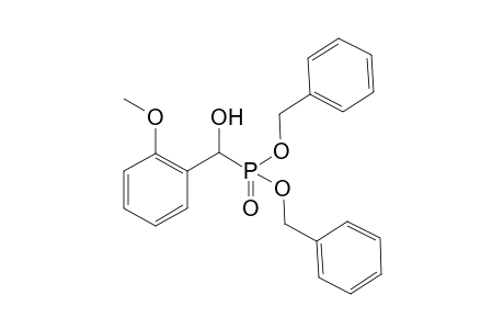 [Hydroxy-(2-methoxy-phenyl)-methyl]-phosphonic acid dibenzyl ester