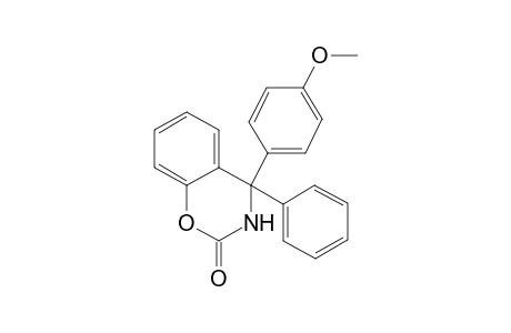 4-(4-Methoxyphenyl)-4-phenyl-3,4-dihydro-2H-benz[1,3]oxazin-2-one