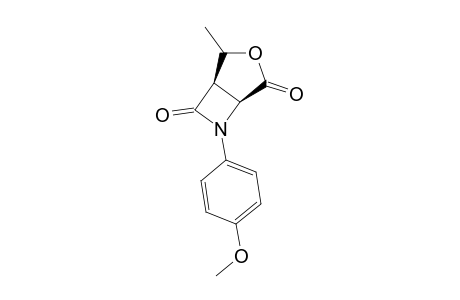 (1-R,2-R,5-S)-6-(4-METHOXYPHENYL)-2-METHYL-3-OXA-6-AZABICYCLO-[3.2.0]-HEPTANE-4,7-DIONE