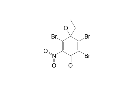 2,3,5-TRIBROMO-4-ETHYL-4-HYDROXY-6-NITROCYCLOHEXA-2,5-DIENONE