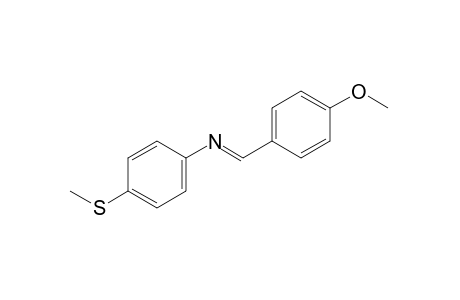 N-(p-methoxybenzylidene)-p-(methylthio)aniline