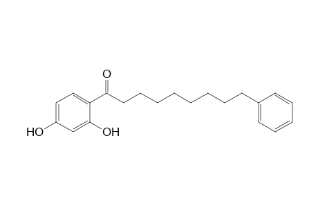 1-(2,4-Dihydroxyphenyl)-9-phenylnonan-1-one