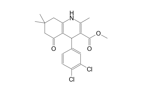 methyl 4-(3,4-dichlorophenyl)-2,7,7-trimethyl-5-oxo-1,4,5,6,7,8-hexahydro-3-quinolinecarboxylate