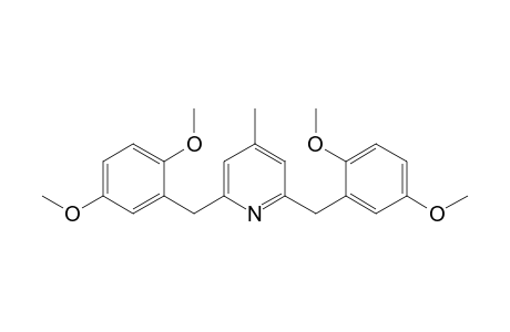 2,6-Bis(2,5-dimethoxybenzyl)-4-methylpyridine