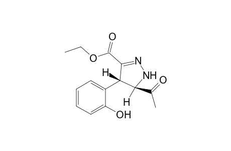 (4S,5R)-Ethyl 5-acetyl-4-(2-hydroxy)phenyl-1H-pyrazoline-3-carboxylate