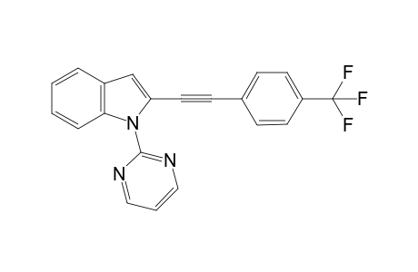 2-[(4-Trifluoromethylphenyl)ethynyl]-1-(pyrimidin-2-yl)-1H-indole