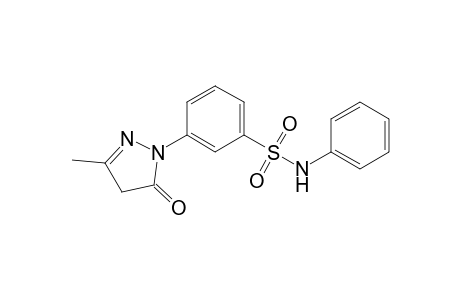 3-(3-Methyl-5-oxo-2-pyrazolin-1-yl)-N-phenylbenzenesulfonamide