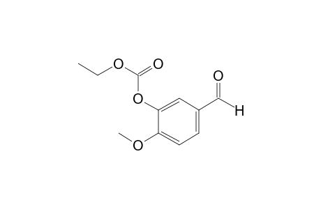 3-Hydroxy-4-methoxybenzaldehyde, o-ethoxycarbonyl-